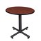 Kobe Round Tables > Breakroom Tables > Kobe Square & Round Tables, Wood, Metal Top, Cherry TKB30RNDCH - alternate 1